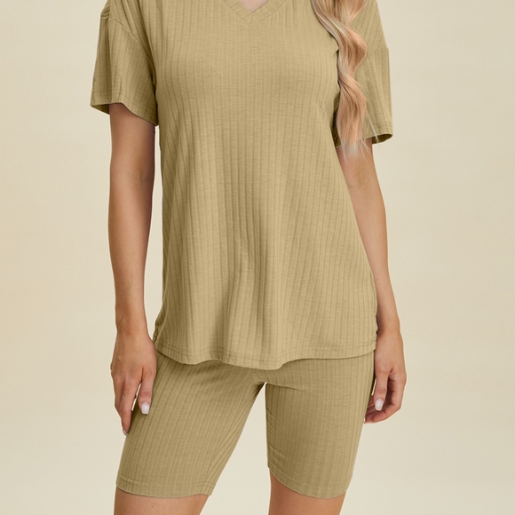 Ribbed Harmony Set - Chartreuse - Picture 5 of 5